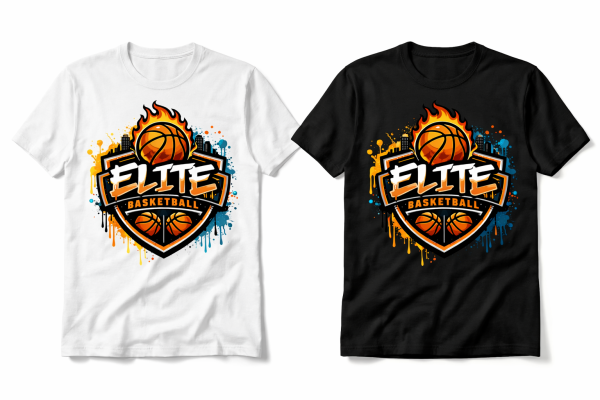 ELITE BASKETBALL SHIRT- PLAY WITH FIRE weiß oder schwarz